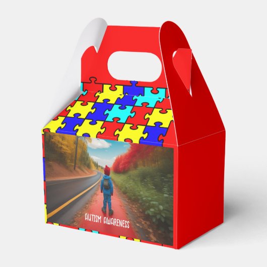 Box "Autismus Awareness Gable Gvor" Geschenkschachtel (Vorderseite)