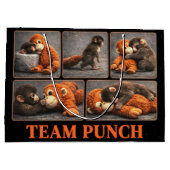 Box Baby Affe Große Geschenktüte (Rückseite)