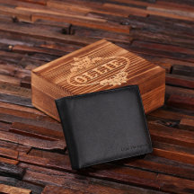 Box & Black Script Männerlederriegel