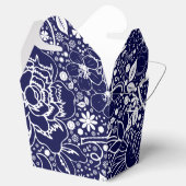 Box "Blue-Take-Out" für botanische Schönheiten Geschenkschachtel (Geöffnet)