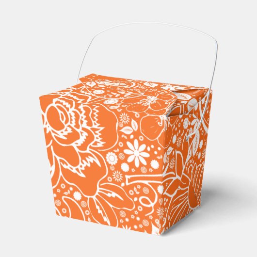 Box "Botanische Beauties Orange-Take Out" Geschenkschachtel (Vorderseite)