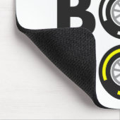 ‚Box Box‘ F1 Entwurf der Reifenkomponente Mousepad (Ecke)