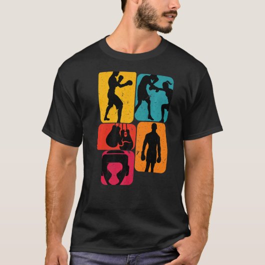 Box Boxer Retro T-Shirt (Vorderseite)
