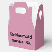 Box "Bridesmaid" für Überlebensausrüstung Geschenkschachtel (Geöffnet)