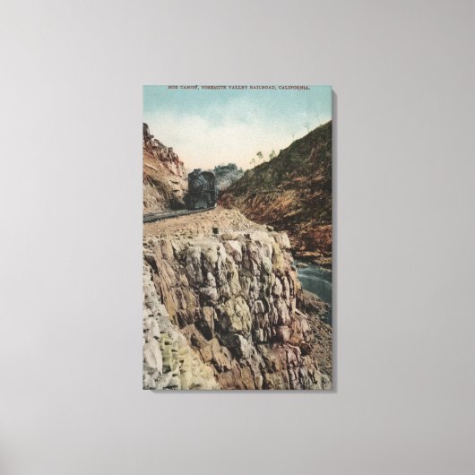 Box Canon Train Leinwanddruck (Vorderseite)