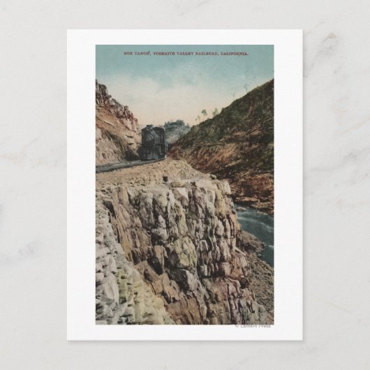 Box Canon Train Postkarte (Vorderseite)