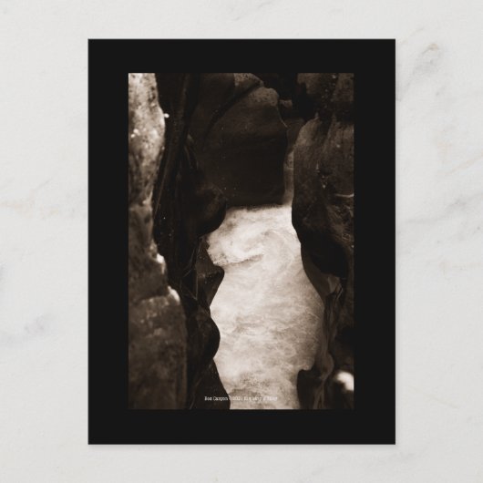 Box Canyon Postkarte (Vorderseite)