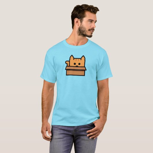 Box Cat (Mens) T-Shirt (Vorne ganz)