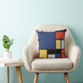 Box Cushion von Mondrian - Ein Pop der Modernen Ku Kissen (Stuhl )