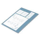 Box Custom Inside Cover - Itinerary Notizblock (angewinkelt)