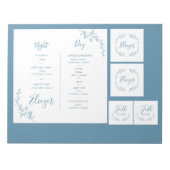 Box Custom Inside Cover - Itinerary Notizblock (Vorderseite)