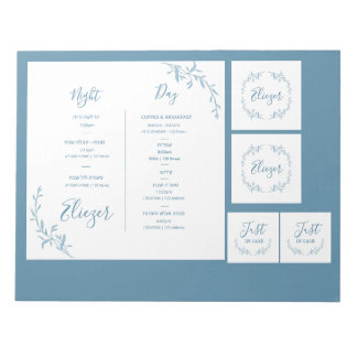 Box Custom Inside Cover - Itinerary Notizblock