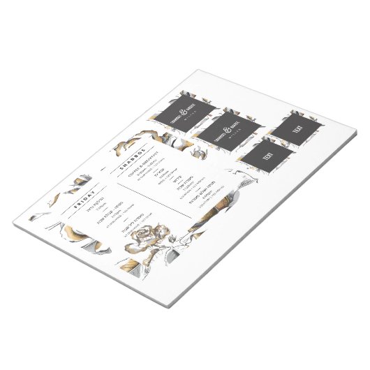 Box Custom Inside Cover - Itinerary Notizblock (angewinkelt)