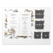 Box Custom Inside Cover - Itinerary Notizblock (Vorderseite)