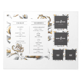 Box Custom Inside Cover - Itinerary Notizblock