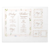 Box Custom Inside Cover - Itinerary Notizblock (Vorderseite)