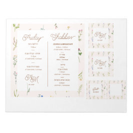 Box Custom Inside Cover - Itinerary Notizblock