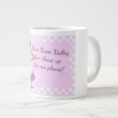 Box Diese Trauben Bereits Funny Wine Motto Jumbo-Tasse (Vorderseite Rechts)