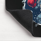 Box-Dinosaur Boxer T-Rex Kickboxen Dino Boxen Mousepad (Ecke)