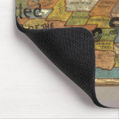 Box Dissected map, Vereinigte Staaten Mousepad (Ecke)