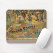 Box Dissected map, Vereinigte Staaten Mousepad (Mit Mouse)