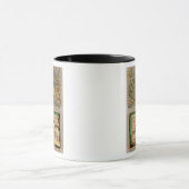 Box Dissected map, Vereinigte Staaten Tasse (Zentrum)