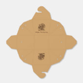 Box "Erntedank Turkey" Geschenkschachtel (Ungefaltet)
