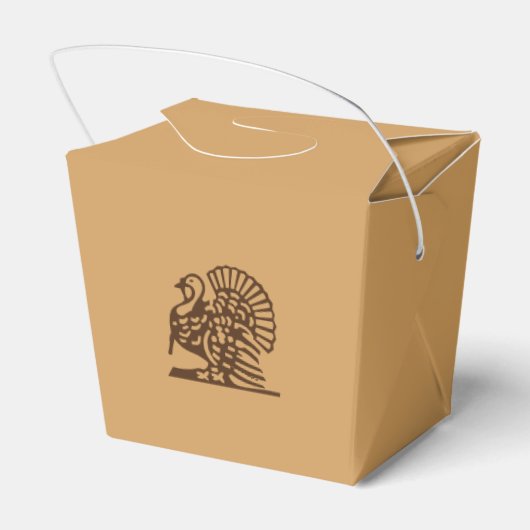Box "Erntedank Turkey" Geschenkschachtel (Rückseite)