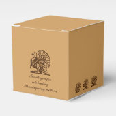 Box "Erntedank Turkey" Geschenkschachtel (Vorderseite)