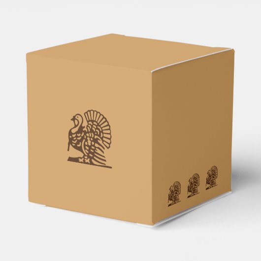 Box "Erntedank Turkey" Geschenkschachtel (Rückseite)