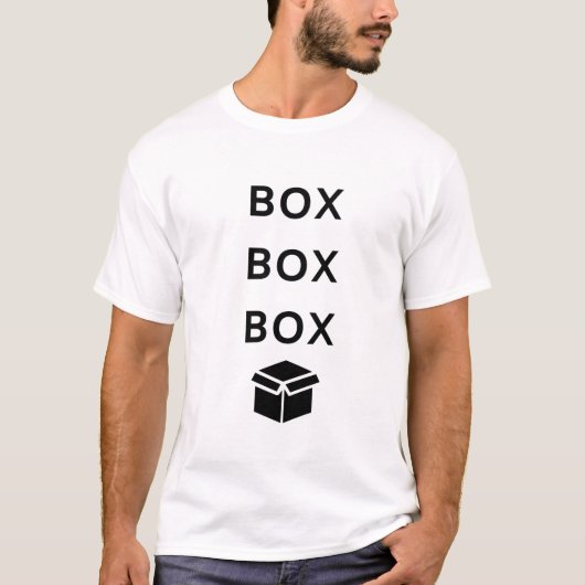 Box f1 lustig T-Shirt (Vorderseite)