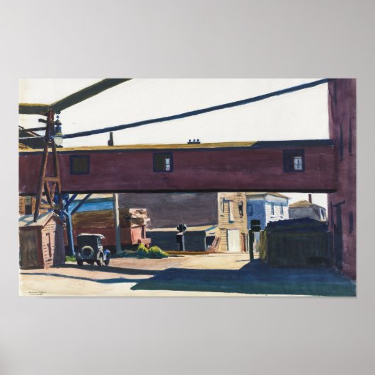 Box Factory, Gloucester | Edward Hopper | Poster (Vorne)
