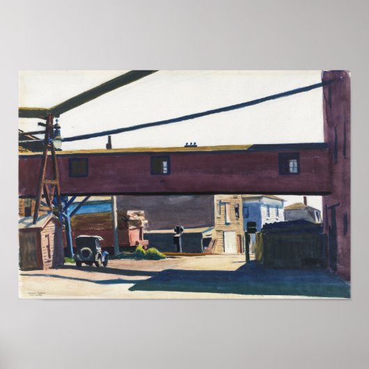 Box Factory, Gloucester | Edward Hopper | Poster (Vorne)