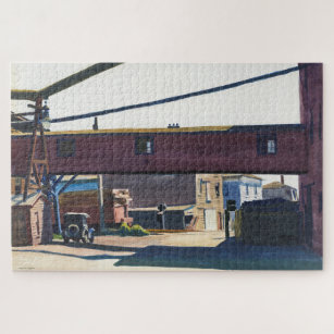 Box Factory, Gloucester   Edward Hopper   Puzzle