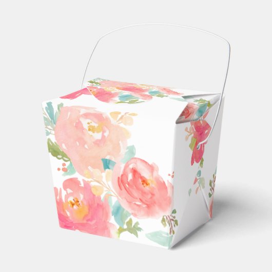 Box florfarbenes Wasser Geschenkschachtel (Vorderseite)