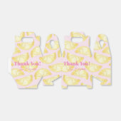 Box für Gefälligkeitsgelbe Zitronen in Aquarellfar Geschenkschachtel (Ungefaltet)