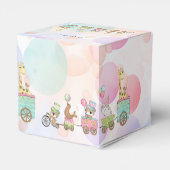 Box für Zirkustiere Geschenkschachtel (Rückseite)