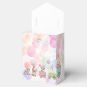 Box für Zirkustiere Geschenkschachtel (Geöffnet)