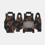 Box "Goth Dark Floral Personalisiert Gastgeschenk  Geschenkschachtel (Ungefaltet)