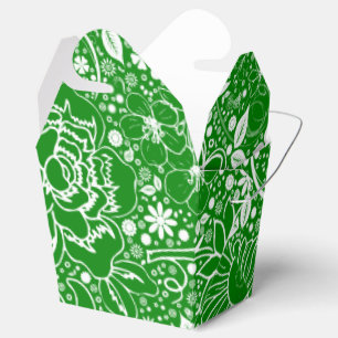 Box "Green-Take-Out" für botanische Schönheiten Geschenkschachtel
