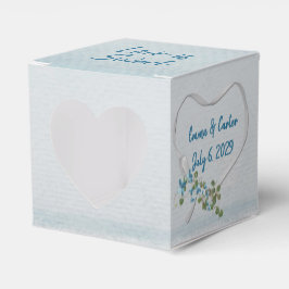 Box Hochzeit White Ribbon Herz Bevorzugung Geschenkschachtel