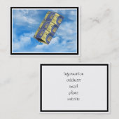 Box Kite in Sky Visitenkarte (Vorne/Hinten)