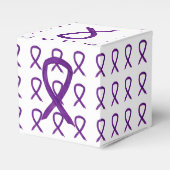 Box "lila Awareness Ribbon Custom Take Out" Geschenkschachtel (Vorderseite)