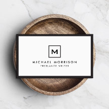 BOX-LOGO mit IHREM INITIAL/MONOGRAMM Schwarz/Weiß