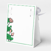 Box Lotus Garden Personalisiertes Gastgeschenk Geschenkschachtel (Rückseite)