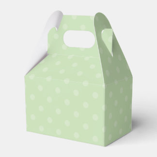 Box "Meadow Green Polka-Dot Bevorzugung" Geschenkschachtel
