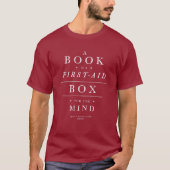 Box Mind Quote Magenta buchen T-Shirt (Vorderseite)