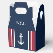 Box mit Ankerbevorzugungen Geschenkschachtel (Geöffnet)