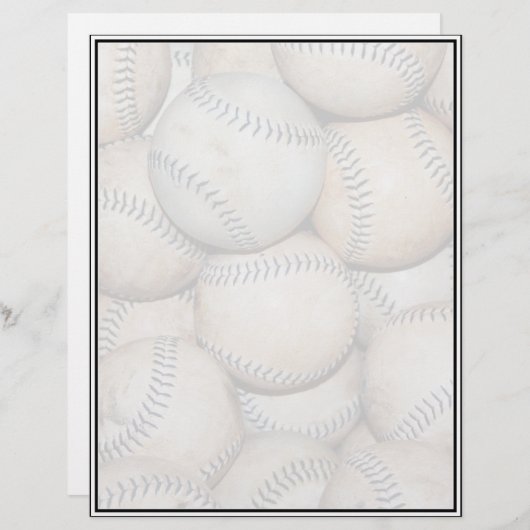 Box mit Baseballs (Softballs) (Vorne/Hinten)