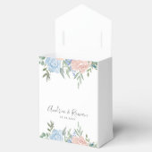 Box mit blauen und rosafarbenen Gastgeschenk Hochz Geschenkschachtel (Geöffnet)